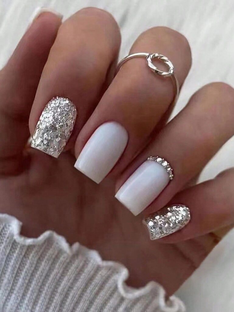 How to Create White Gel Nails with Design