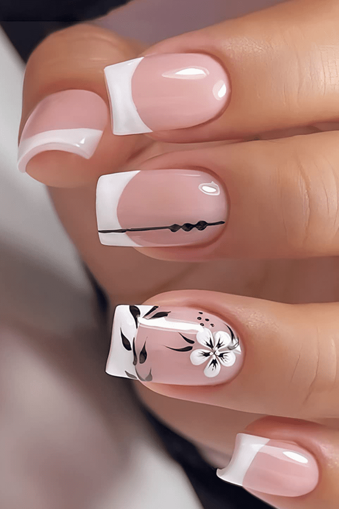 How to Nail Gel Nail Designs with French Tip
