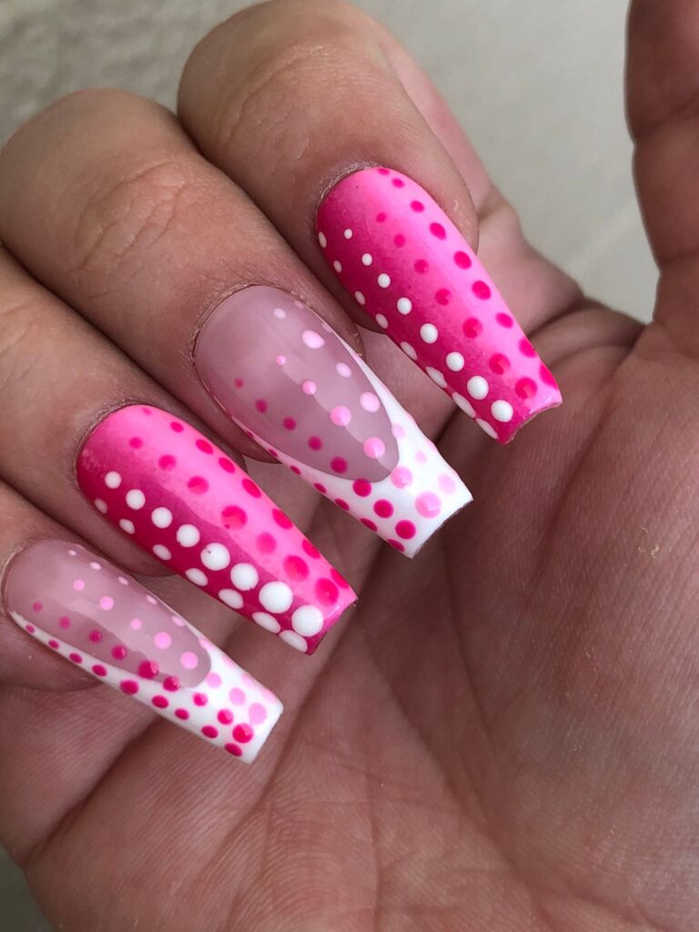 Pink Beverly Hills Nail Design