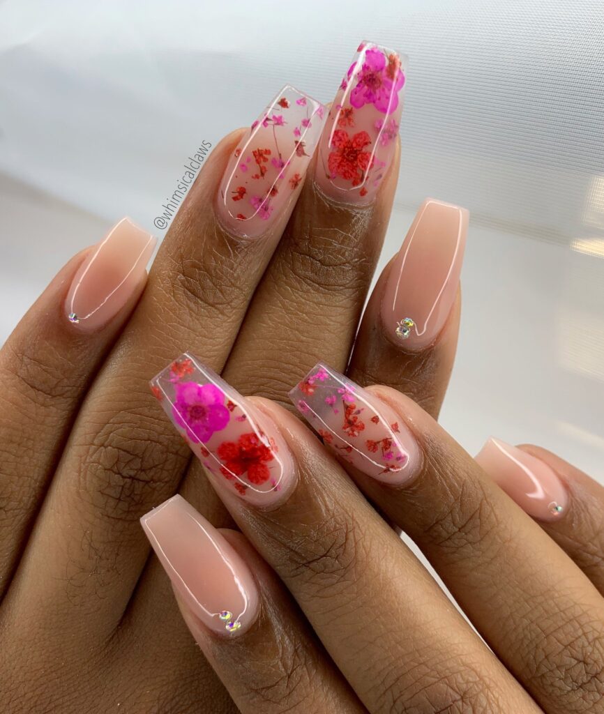 Tiny Dried Flowers for Nail Art