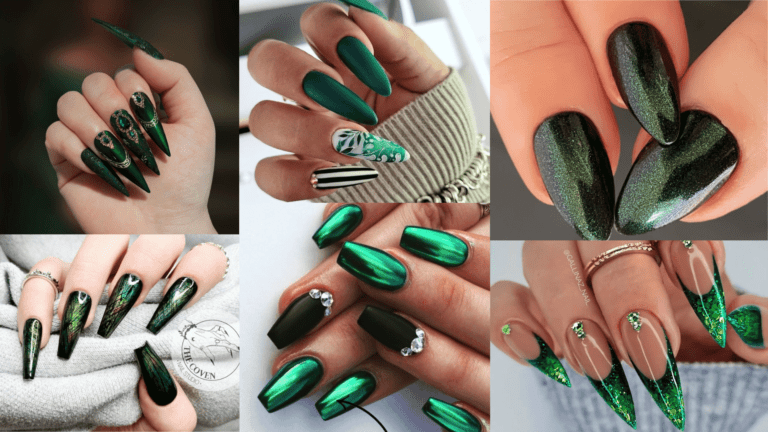 86+ Emerald Green Nail Designs That are Ready to Wow You
