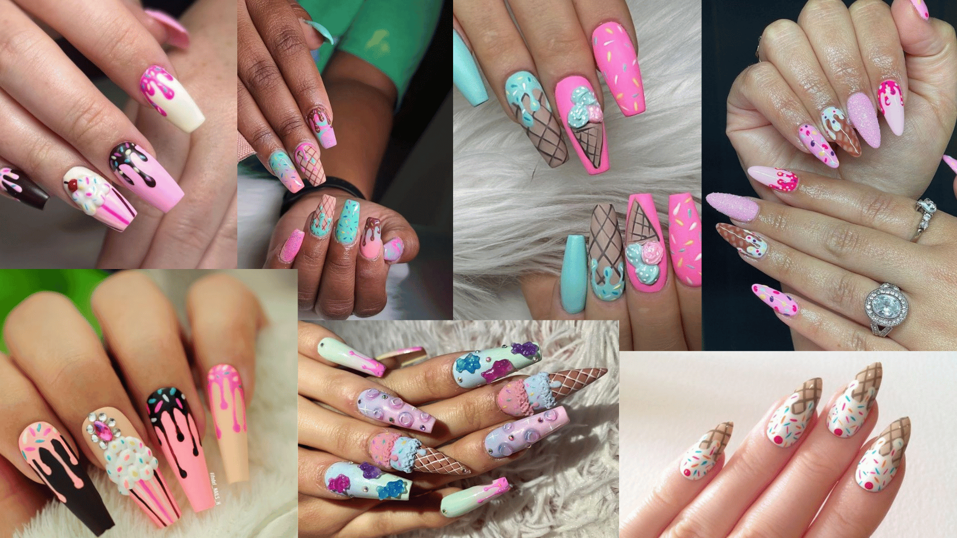 89+ Ice Cream Nail Designs Coolest Trend You Need to Try