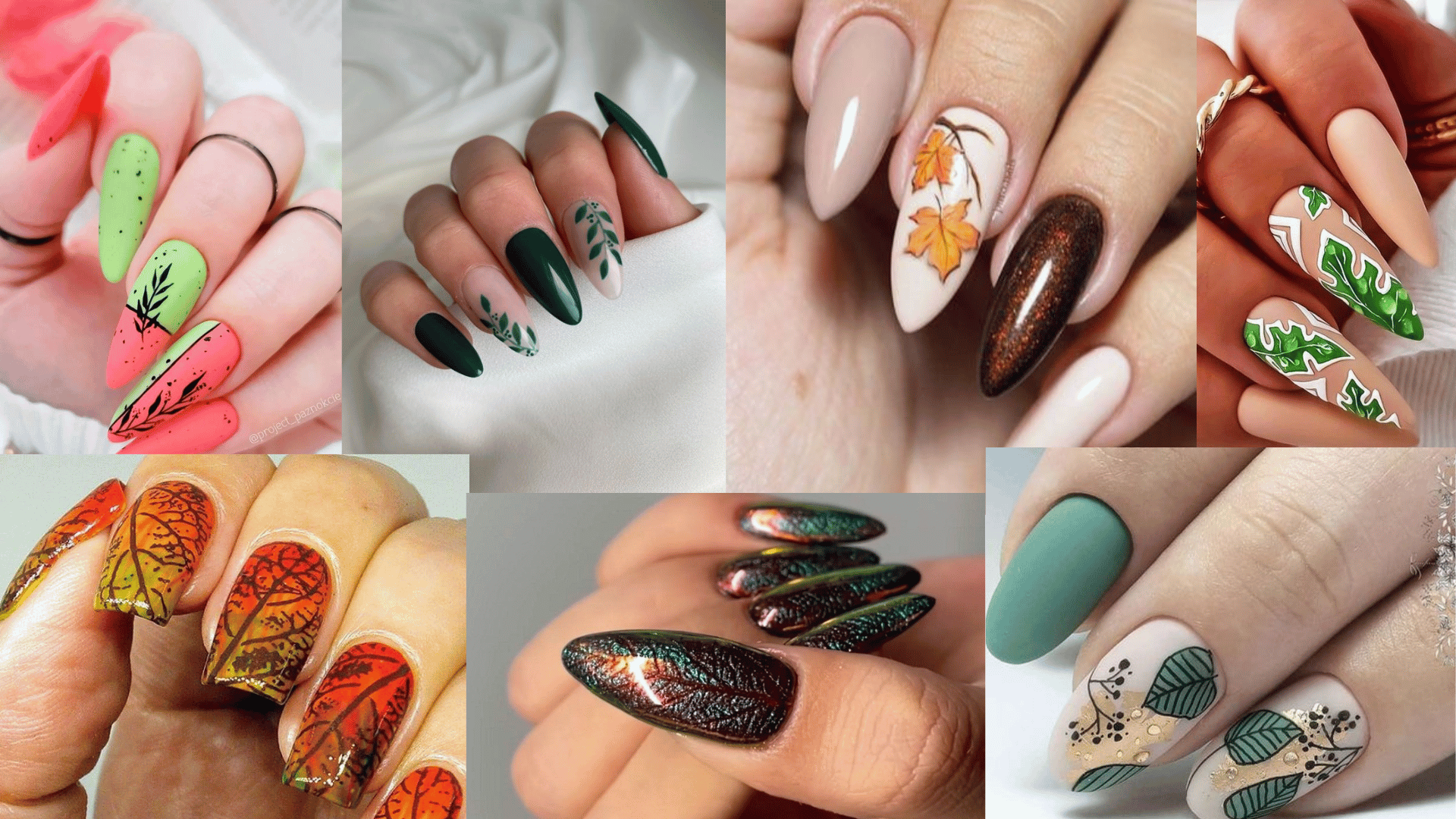 89+ Nail Leaf Designs That Bring You Closer to Nature