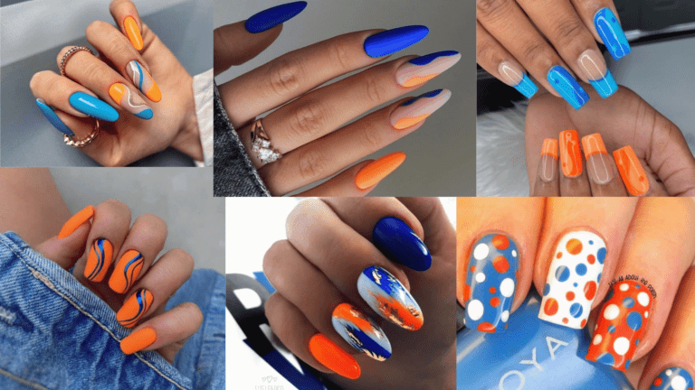 99+ Blue and Orange Nail Designs That Fashion Can’t Handle