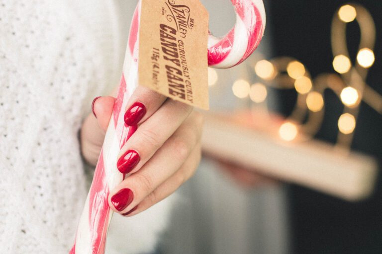 +127 Candy Cane Nail Designs That Will Sweeten Your Style