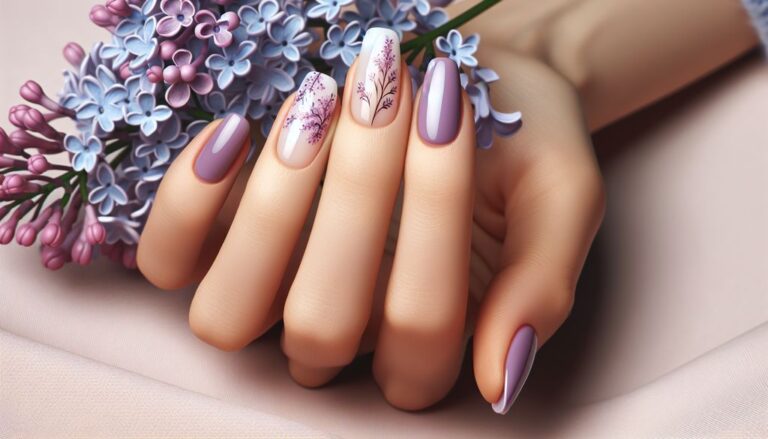 🌸+81 Lilac💜 Nail Designs: Delicate Florals and Pastel Perfection🌷💅