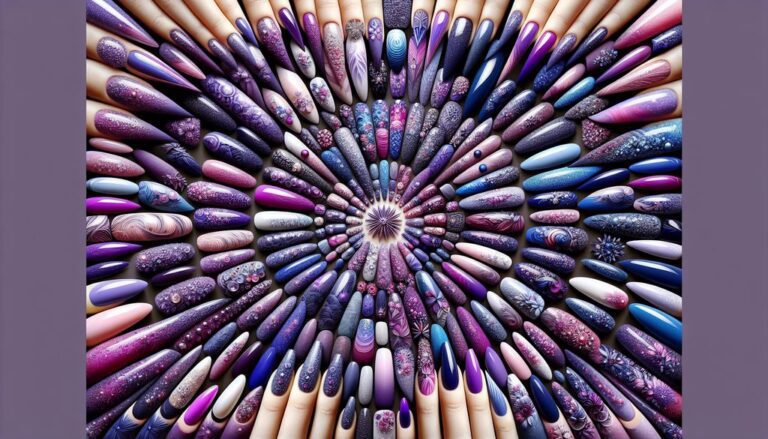 💜+💙+96 Purple and Blue💅 Nail Designs: Harmonious Hues for Stunning Nail Art💅✨