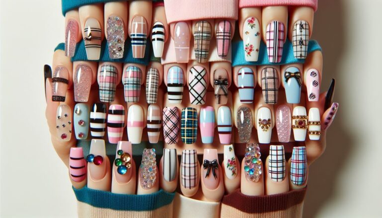 🎀+86 Preppy🎀 Nail Designs: Sophisticated Patterns for a Stylish Statement💅✨
